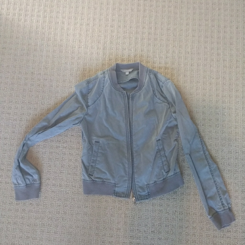 Grey zip up jacket